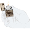 Zippo Western Design 48518 — белая матовая